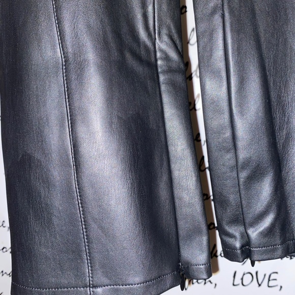 NWOT PILCRO GLASGOW FAUX LEATHER SKINNY PANTS - Picture 8 of 13